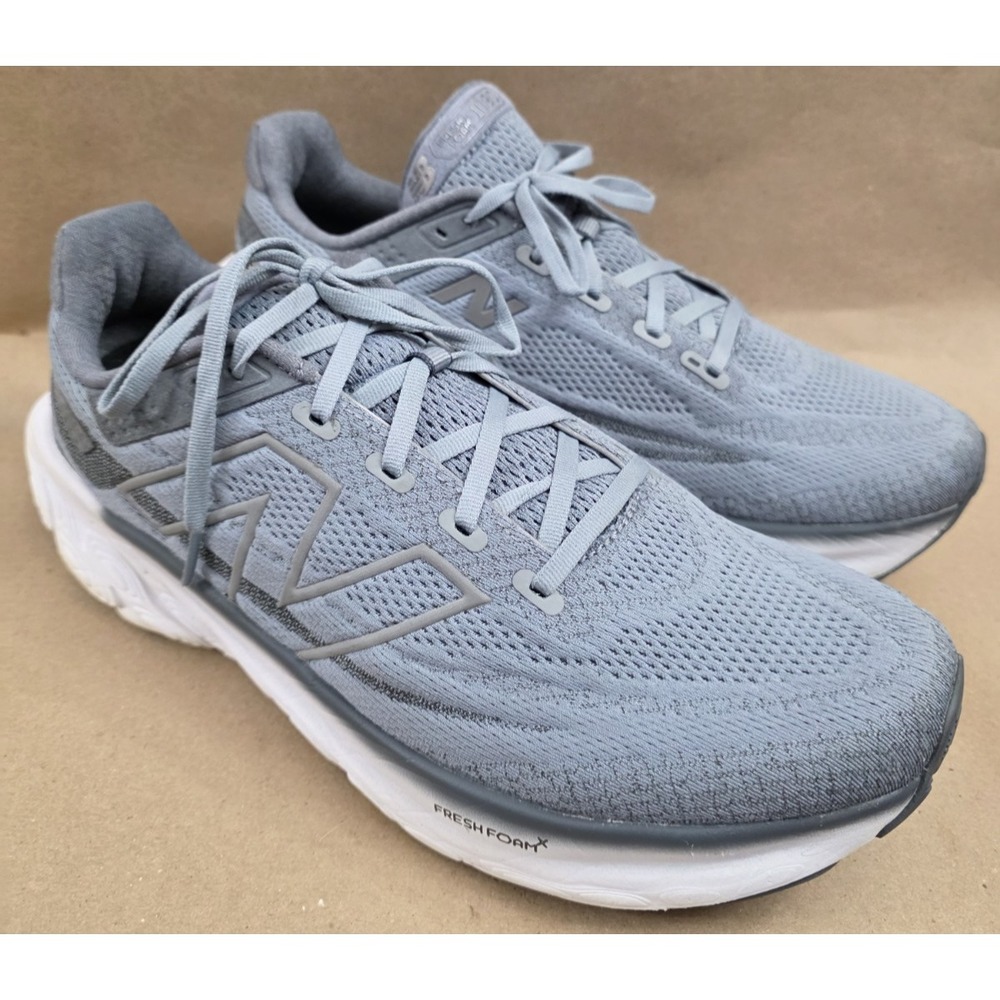 New Balance (Sz 11.5 2E) Wide Fresh Foam 1080v10 Shoes Mens Gray M1080G13
